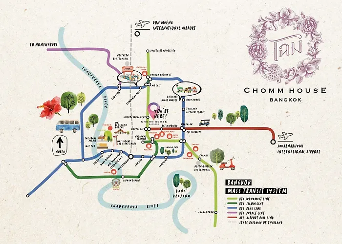 Chomm House 民宿 曼谷